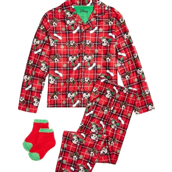 New🌿Boys PJ Set with Matching Socks - Picture 1 of 7